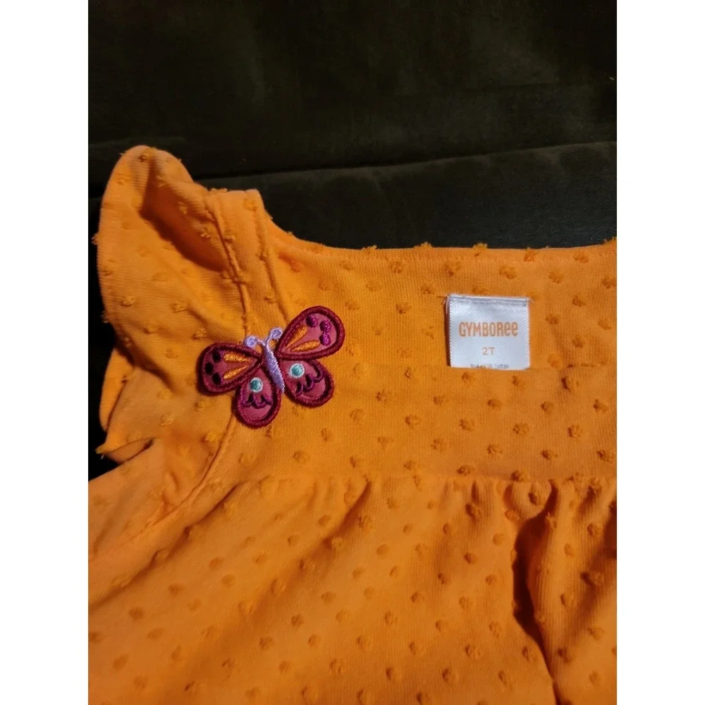 Gymboree summer safari butterfly dress size 2t